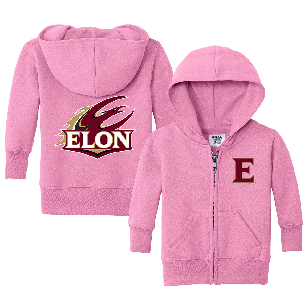 Toddler Chad & Jake Pink Elon Phoenix Logo Full-Zip Hoodie Jacket