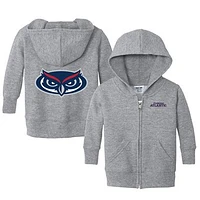 Toddler Chad & Jake  Heather Gray Florida Atlantic Owls Logo Full-Zip Hoodie Jacket