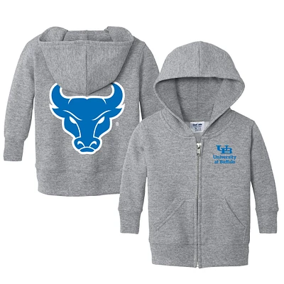 Toddler Chad & Jake  Heather Gray Buffalo Bulls Logo Full-Zip Hoodie Jacket