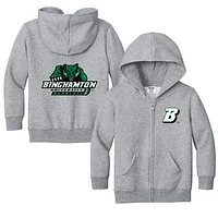 Toddler Chad & Jake  Heather Gray Binghamton Bearcats Logo Full-Zip Hoodie Jacket