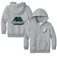 Toddler Chad & Jake  Heather Gray Binghamton Bearcats Logo Full-Zip Hoodie Jacket