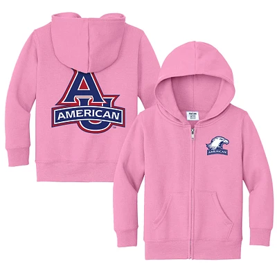 Toddler Chad & Jake American University Eagles Logo Full-Zip Hoodie Jacket