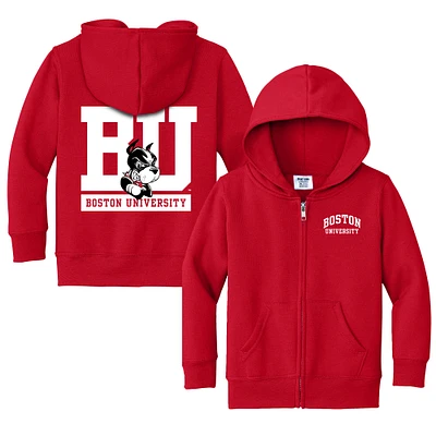 Toddler Chad & Jake Scarlet Boston University Logo Full-Zip Hoodie Jacket