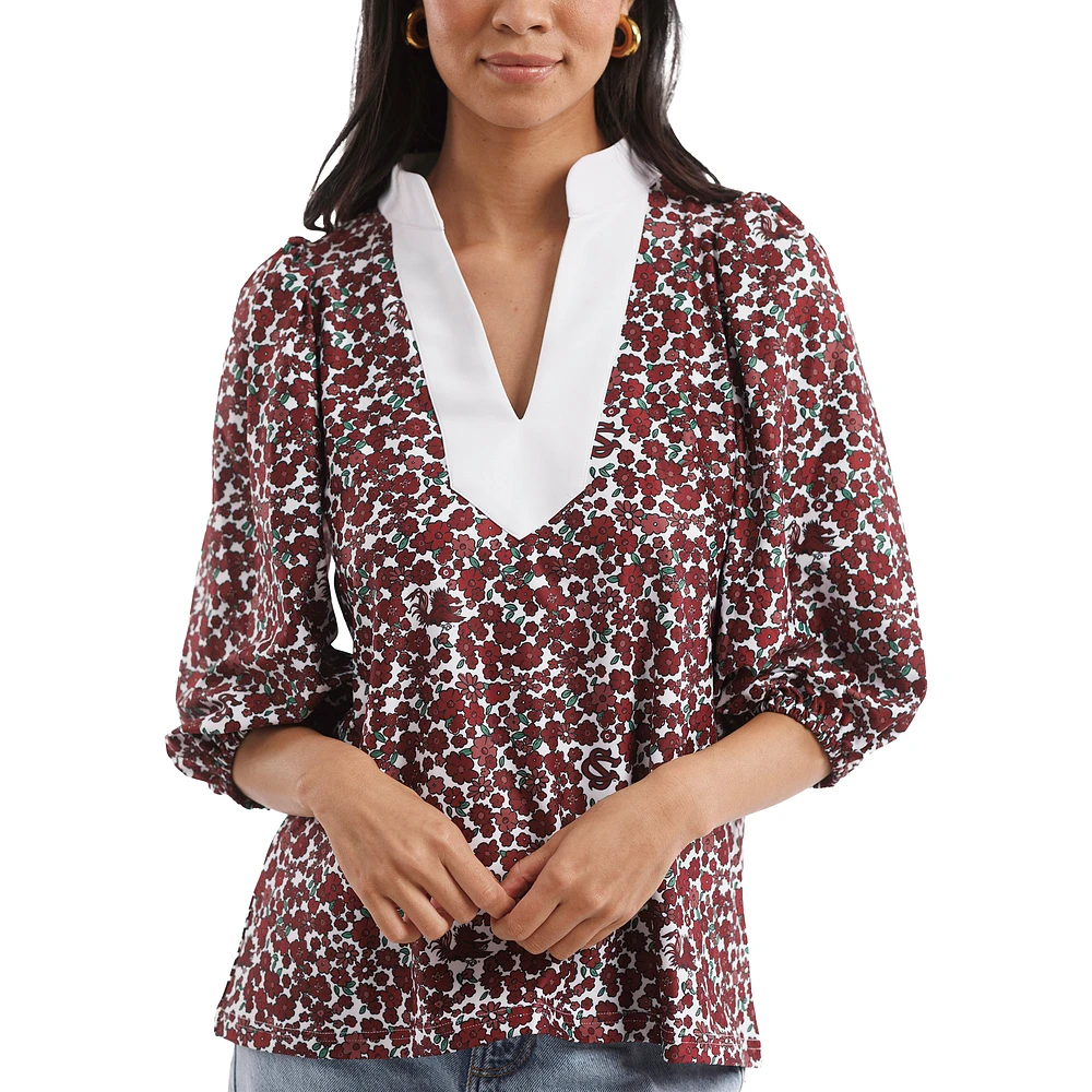 Women's Smith & Quinn Garnet South Carolina Gamecocks Tailgate Collection Eliza Top