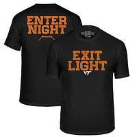 Men's Original Retro Brand Black Virginia Tech Hokies Metallica T-Shirt