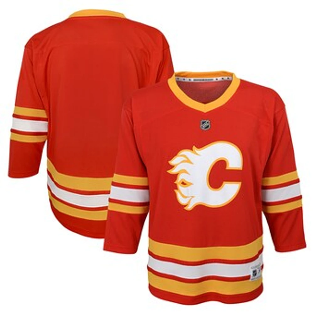 Infant Red Calgary Flames Replica Jersey