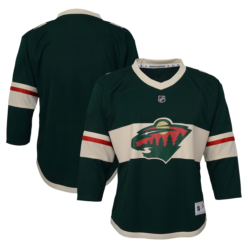 Youth Green Minnesota Wild Replica Jersey