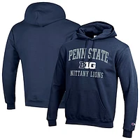 Men's Champion Navy Penn State Nittany Lions Big 10 Powerblend Pullover Hoodie