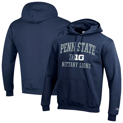 Men's Champion Navy Penn State Nittany Lions Big 10 Powerblend Pullover Hoodie