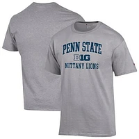 Men's Champion Gray Penn State Nittany Lions Big Ten T-Shirt