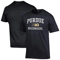 Men's Champion Black Purdue Boilermakers Big Ten T-Shirt