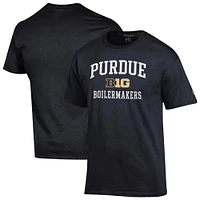 Men's Champion Black Purdue Boilermakers Big Ten T-Shirt