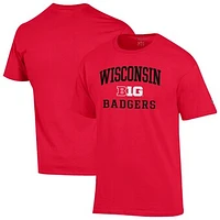 Men's Champion Wisconsin Badgers Big Ten T-Shirt