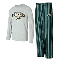 Men's Concepts Sport Green Bay Packers Petition Long Sleeve T-Shirt & Pants Sleep Set