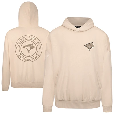 Men's Levelwear Khaki Toronto Blue Jays Contact Oversized Pullover Hoodie