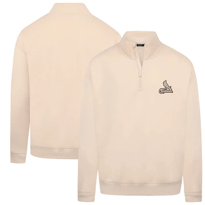Men's Levelwear Khaki St. Louis Cardinals Murray Quarter-Zip Sweatshirt