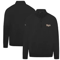 Men's Levelwear Black Tampa Bay Rays Murray Quarter-Zip Sweatshirt