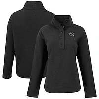Women's Cutter & Buck Pittsburgh Steelers Hunts Point Eco Half-Snap Sweatshirt