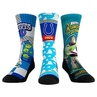 Unisex Rock Em Socks Indianapolis Colts Toy Story 3-Pack Crew