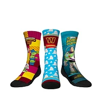 Youth Rock Em Socks Washington Commanders Toy Story 3-Pack Crew
