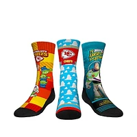 Youth Rock Em Socks Kansas City Chiefs Toy Story 3-Pack Crew
