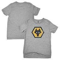 Youth 1863FC  Heather Gray Wolverhampton Wanderers Color Badge T-Shirt
