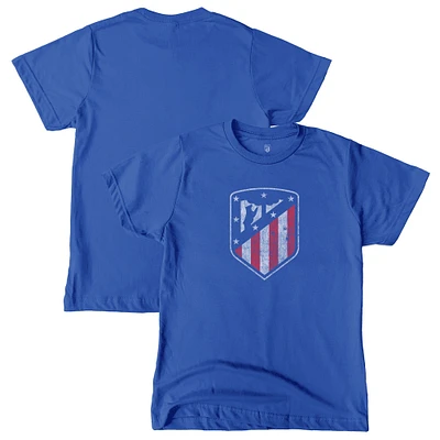 Youth 1863FC  Blue Atletico de Madrid Color Badge T-Shirt