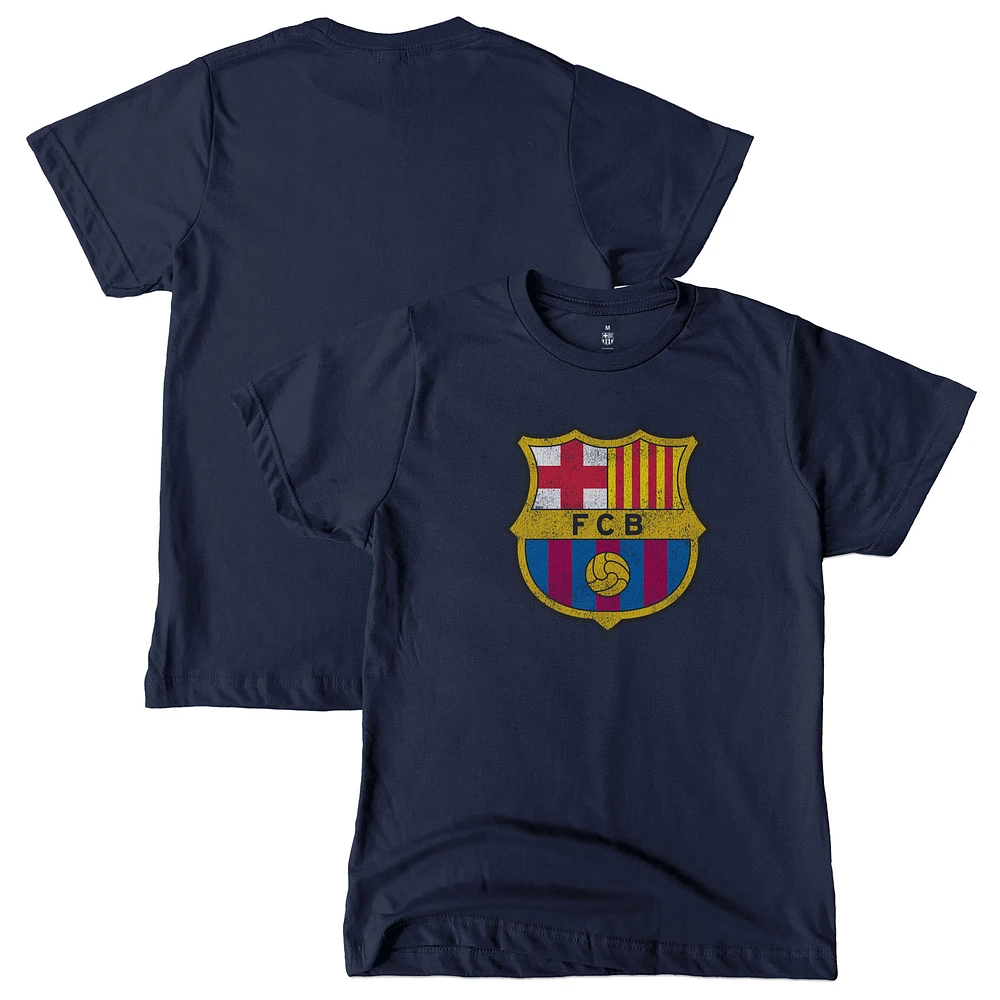 Youth 1863FC Navy Barcelona Color Badge T-Shirt