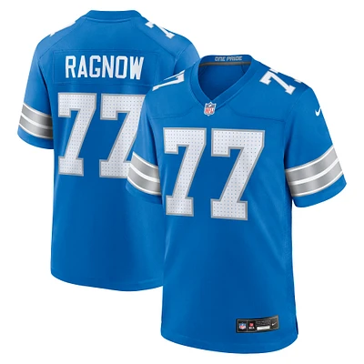 Men's Nike Frank Ragnow  Blue Detroit Lions Team Game Jersey