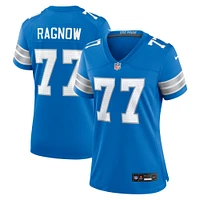 Women's Nike Frank Ragnow  Blue Detroit Lions Team Game Jersey