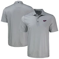 Men's Cutter & Buck Gray Minnesota Twins Pike Eco Shadow Check Print