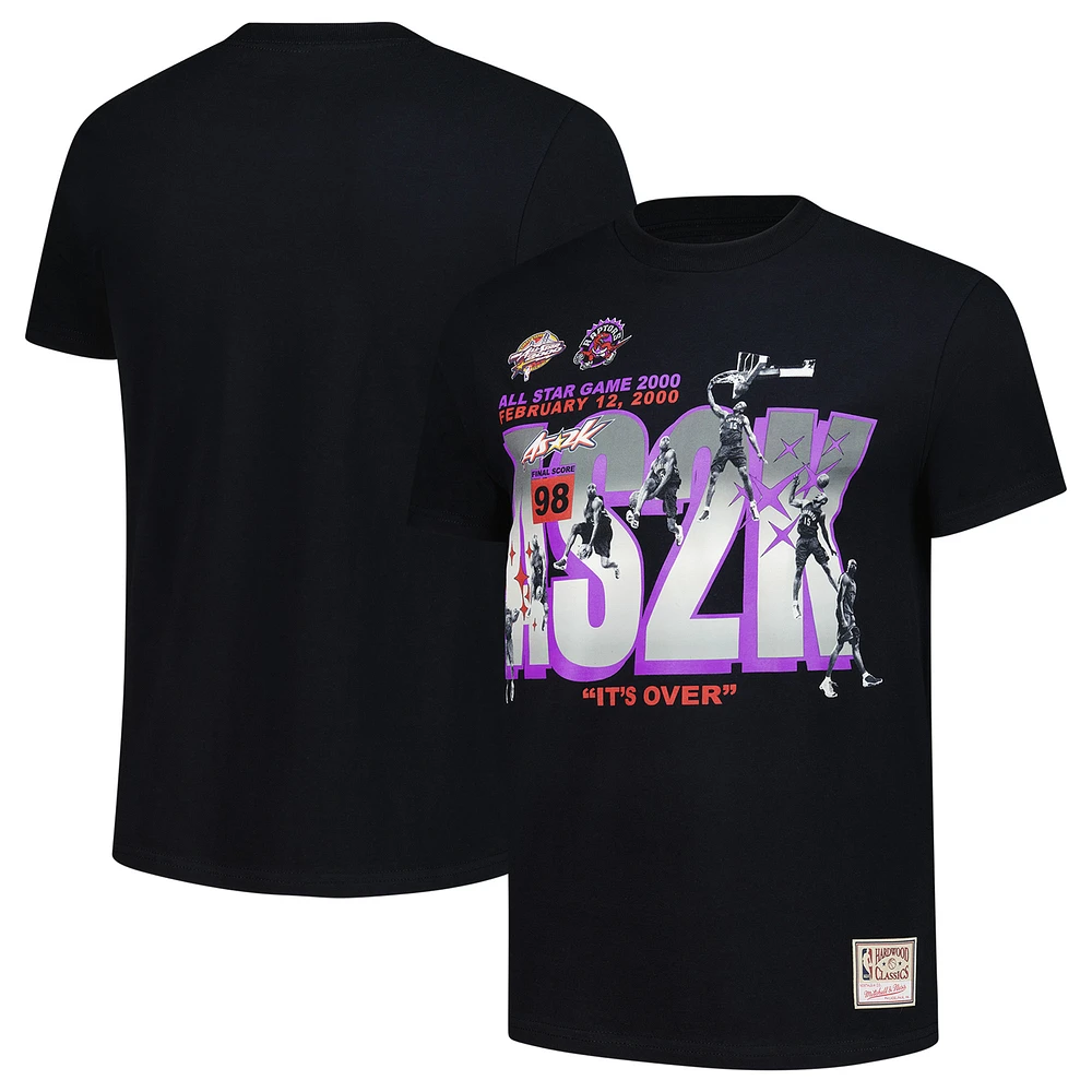 Men's Mitchell & Ness Vince Carter Black Toronto Raptors 2000 All-Star Game It's Over T-Shirt