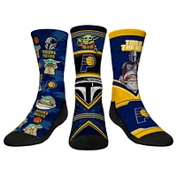 Youth Rock Em Socks  Indiana Pacers 3-Pack Crew