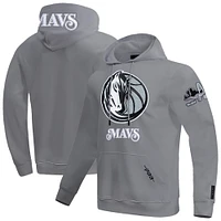 Men's Pro Standard Gray Dallas Mavericks 2024/25 City Edition Chenille Applique Pullover Hoodie