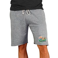 Men's Concepts Sport Gray Anaheim Ducks Mainstream Tri-Blend Shorts