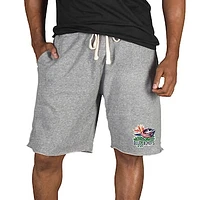 Men's Concepts Sport Gray Columbus Blue Jackets Mainstream Tri-Blend Shorts