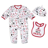 Newborn & Infant WEAR by Erin Andrews New Jersey Devils Sleep and Play Sleeper Set with Bib