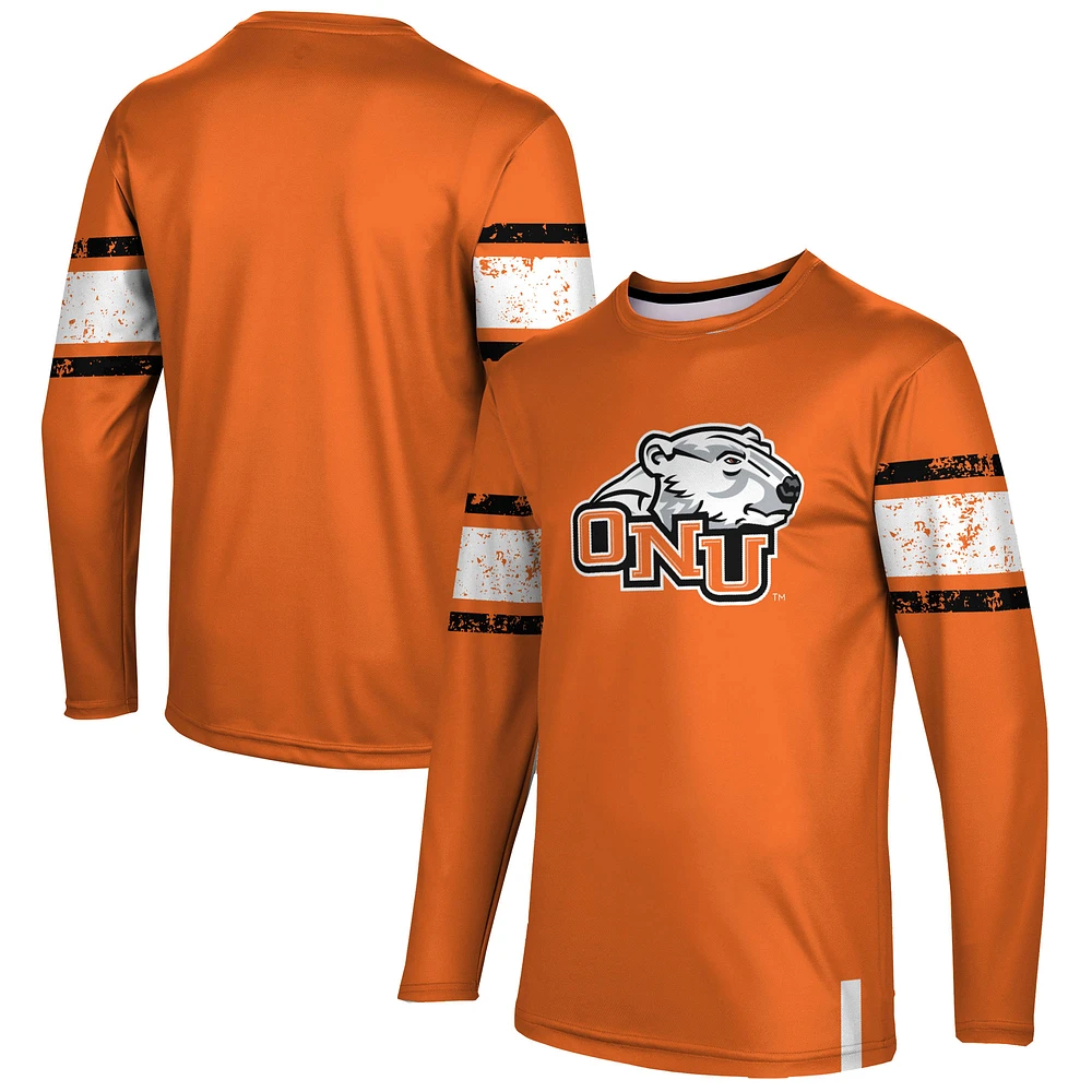 Men's ProSphere Orange Ohio Northern Polar Bears 1.0 Performance Long Sleeve T-Shirt