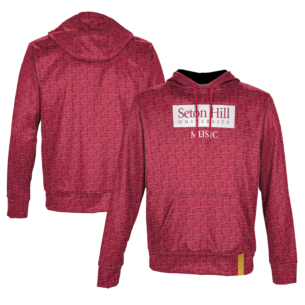 Men's ProSphere Red Seton Hill Griffins Music 1.0 Pullover Hoodie
