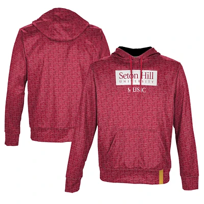 Men's ProSphere Red Seton Hill Griffins Music 1.0 Pullover Hoodie