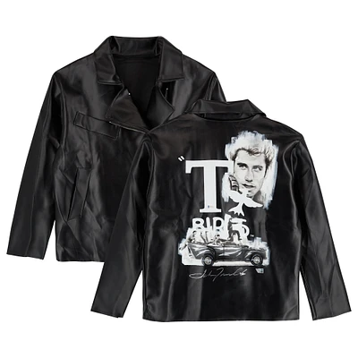 John Travolta Grease Autographed T-Birds Leather Jacket - Art by David Arrigo - Limited Edition #1/1