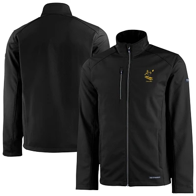 Men's Cutter & Buck Pittsburgh Steelers Evoke Eco Softshell Recycled Full-Zip Jacket
