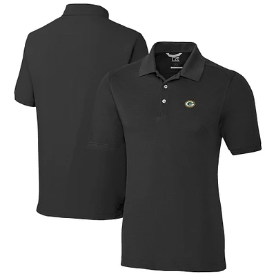 Men's Cutter & Buck Green Bay Packers Advantage Eco Pique DryTec Tri-Blend Polo
