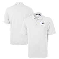Men's Cutter & Buck White Washington Commanders Big Tall Virtue Eco Pique Recycled Polo