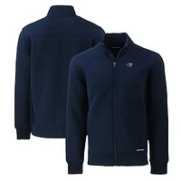 Men's Cutter & Buck Navy Tampa Bay Buccaneers Big Tall  Americana Roam Eco Recycled Full-Zip Jacket