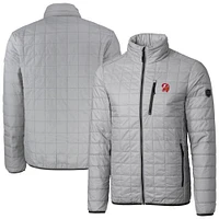 Men's Cutter & Buck  Gray Tampa Bay Buccaneers Big Tall Rainier PrimaLoft Eco Insulated Full-Zip Puffer Jacket