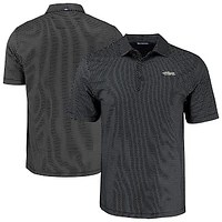 Men's Cutter & Buck Black New York Jets Pike Eco Shadow Check Print