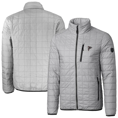 Men's Cutter & Buck Atlanta Falcons Big Tall Rainier Eco Insulated PrimaLoft Full-Zip Puffer Jacket