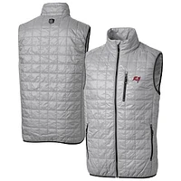 Men's Cutter & Buck Tampa Bay Buccaneers Big Tall Rainier PrimaLoft® Eco Insulated Full-Zip Puffer Vest