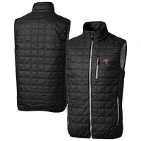 Men's Cutter & Buck Tampa Bay Buccaneers Big Tall Rainier PrimaLoft® Eco Insulated Full-Zip Puffer Vest